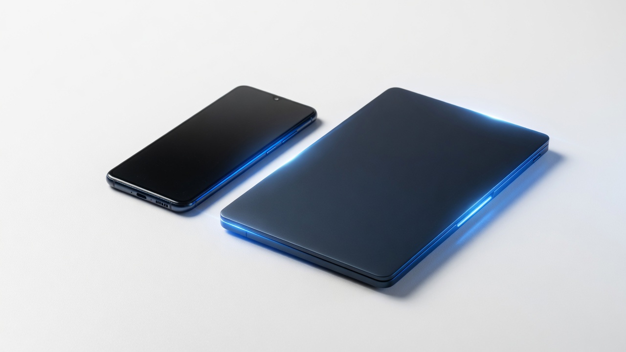 Smartphone and notebook
